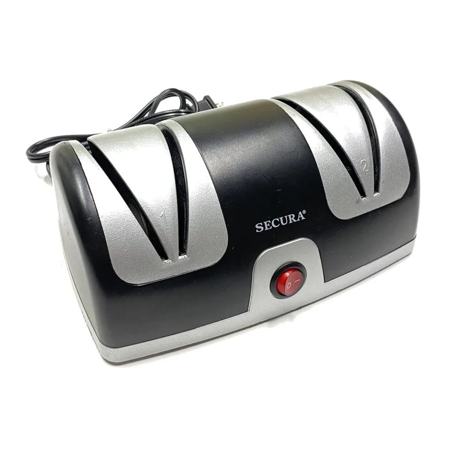 Secura 28D1 2Stage Knife Sharpening System Manual ManualsLib