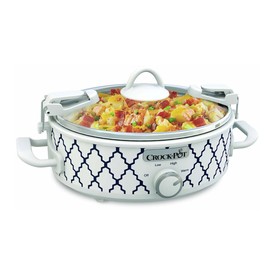 CrockPot Casserole Crock SCCPCCM250BTBR 2.5Quart Slow Cooker