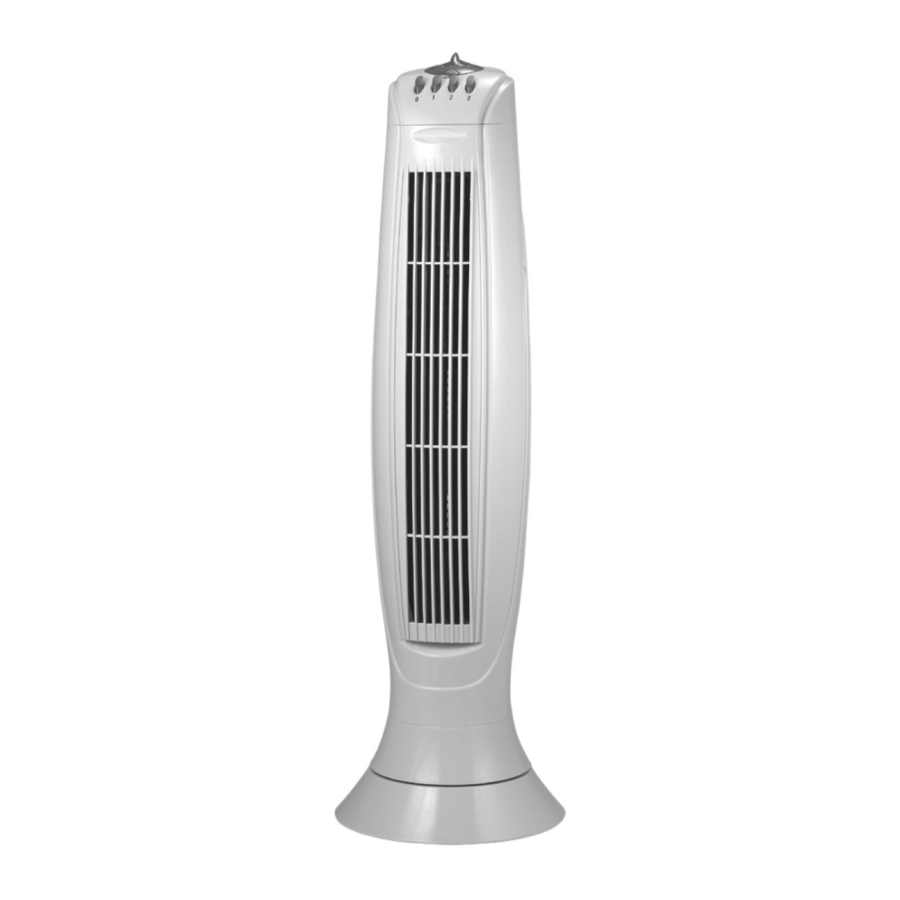 Tesco TF37 Tower Fan Manual ManualsLib