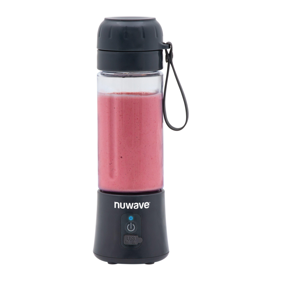 NuWave ON-THE-GO, 28401 - Portable Blender Manual