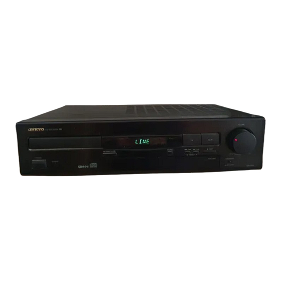 Chaîne Hi-Fi Onkyo CR-70R - Ampli, Tuner, CD - Avec Télécommande Et Notice