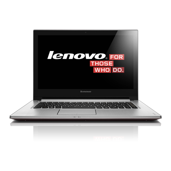 Lenovo IdeaPad Z400 Touch Hardware Maintenance Manual