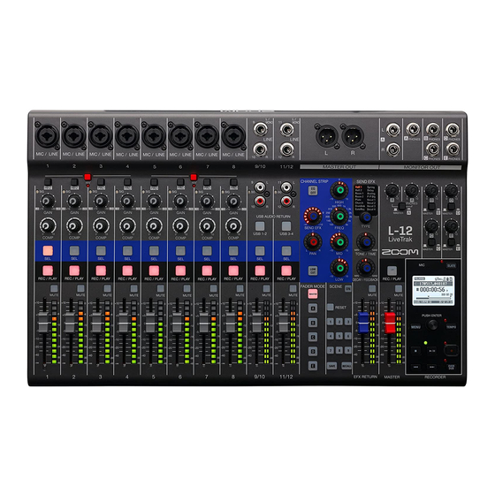 Zoom L-12 Online Reference