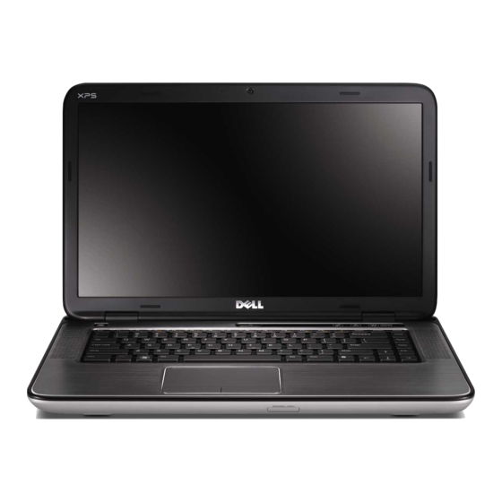 Dell XPS 15 Quick Start Manual