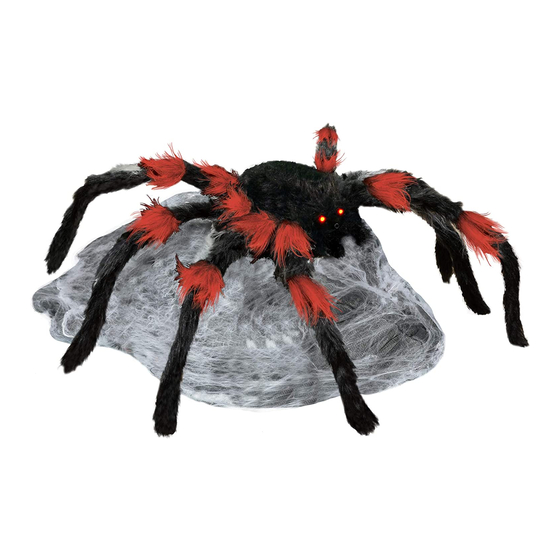 Spirit BLACK & RED JUMPING SPIDER Installation And Operating Instructions