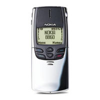 Nokia 8860 - Cell Phone - AMPS Owner's Manual