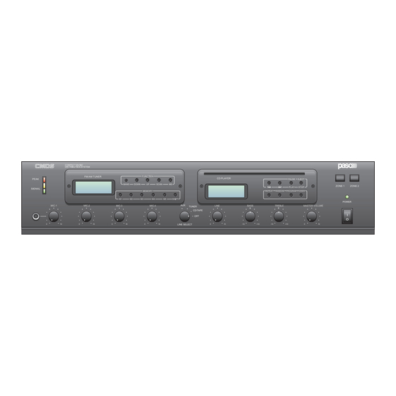 Paso CMDS Series Manual