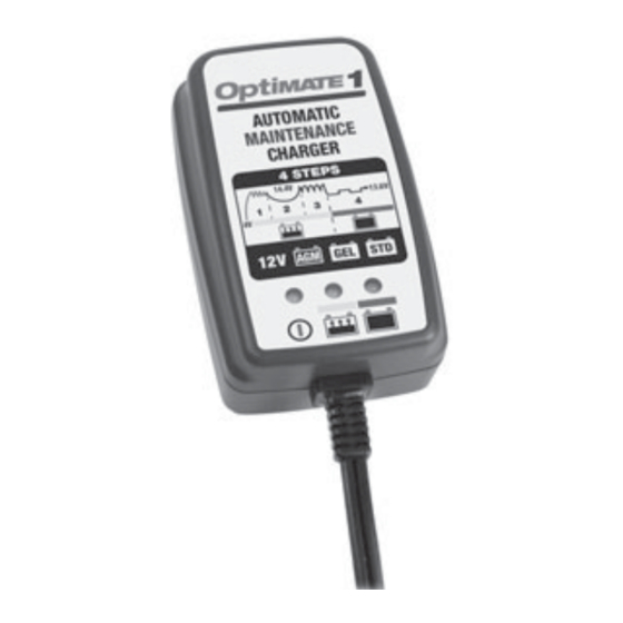 TecMate OptiMate 1 DUO Instructions For Use Manual