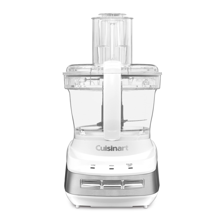 Cuisinart Core Custom FP110 Series 10Cup Food Processor Manual