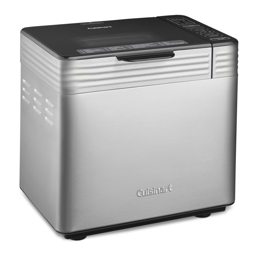 Cuisinart CBK210 Series Custom Convection Bread Maker Manual
