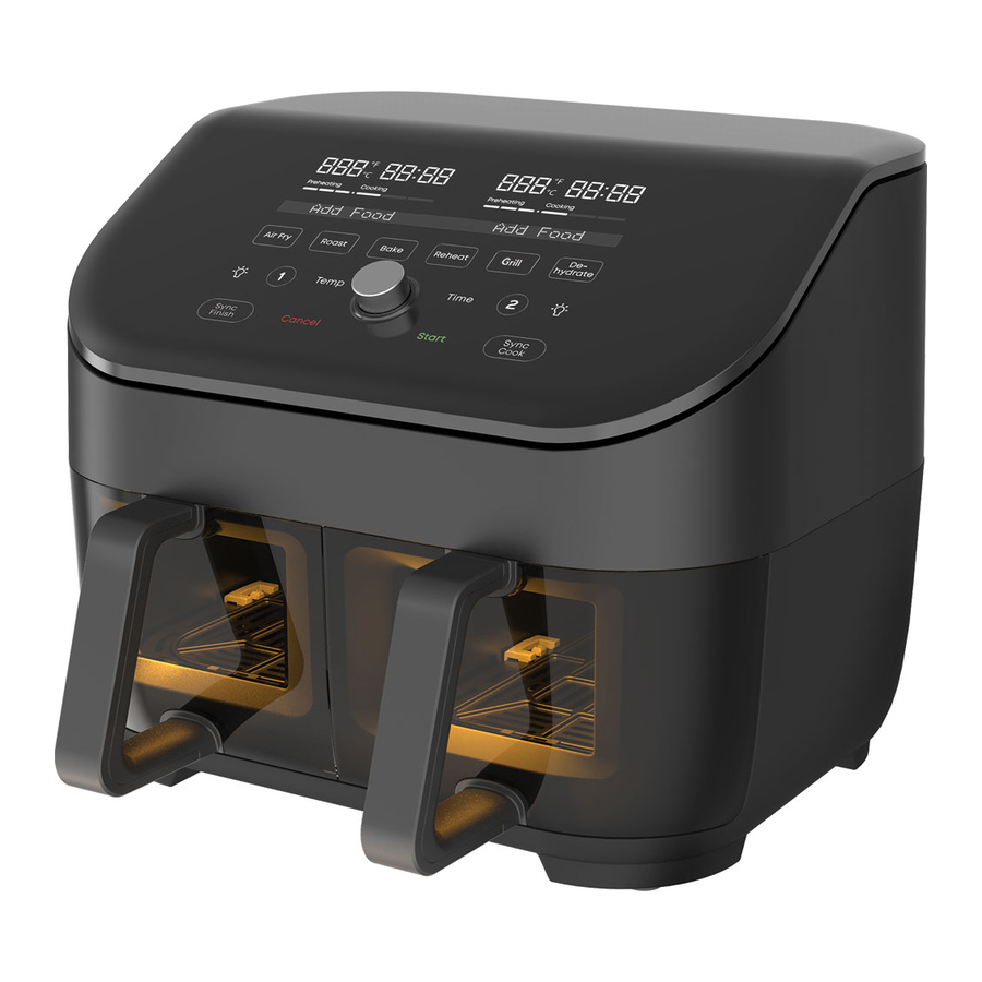 Instant Pod VORTEX PLUS - 8-quart Dual Air Fryer Manual | ManualsLib