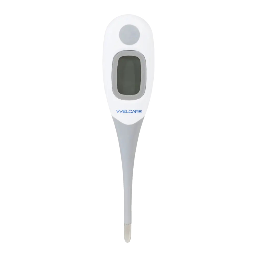 Welcare WDT606 (Ultimate) Digital Thermometer Manual ManualsLib
