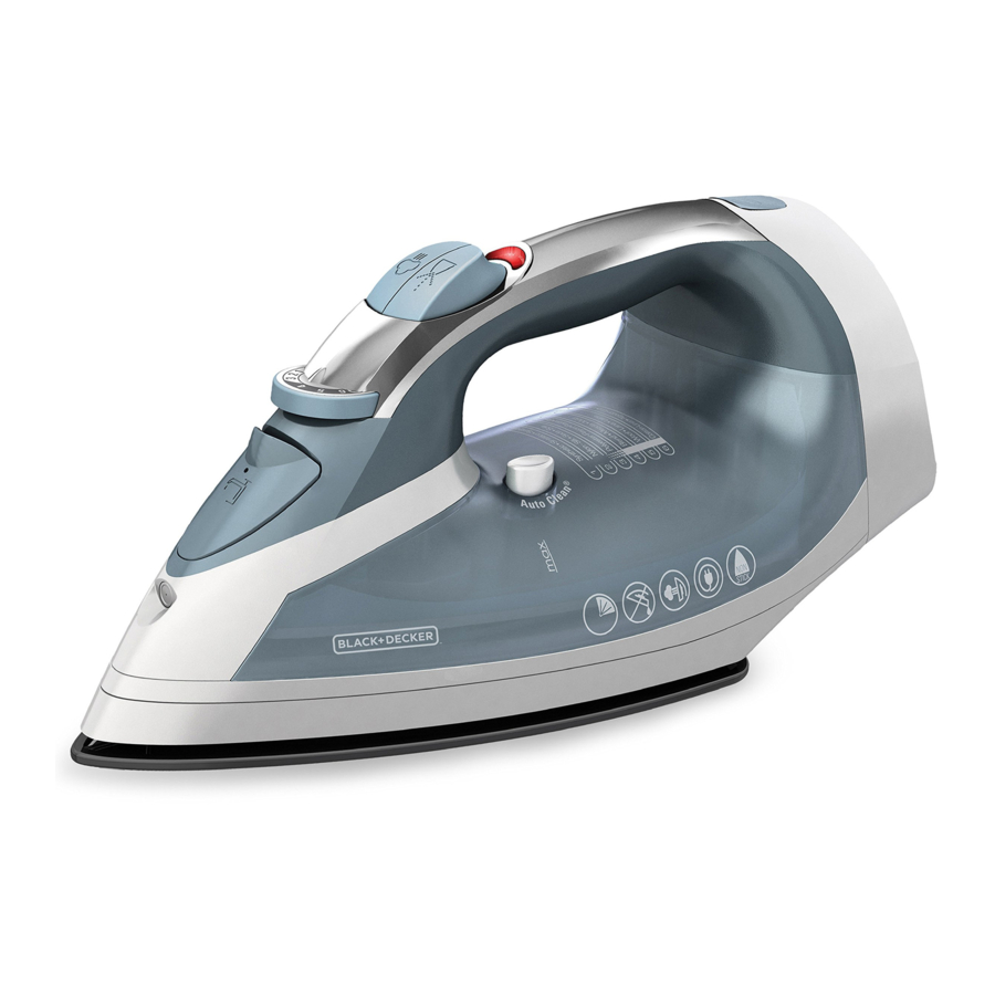 Black Decker ICR05X ICR06X ICR07X ICR08X ICR09X ICR29X Iron