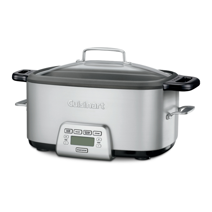 Cuisinart Cook Central MSC 800 Series 4 In 1 Multicooker Manual ManualsLib