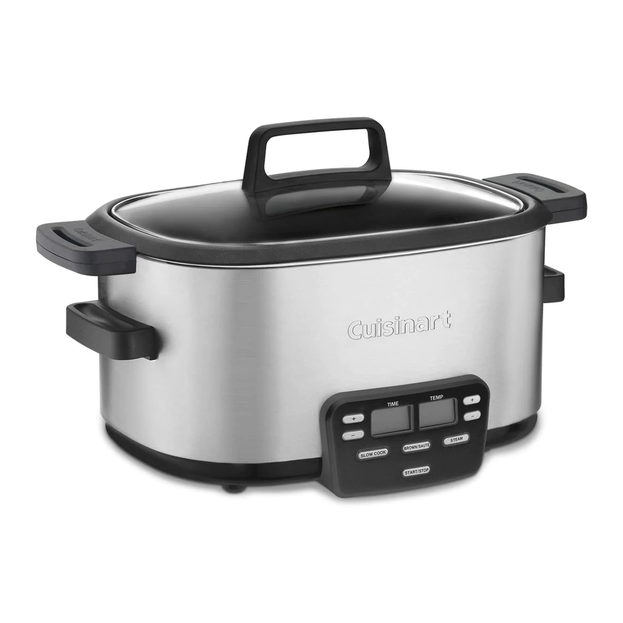 Cuisinart Cook Central MSC600 3in1 Multicooker Manual ManualsLib