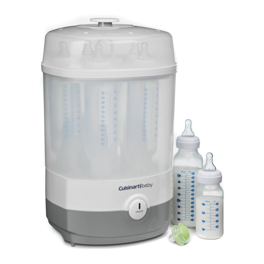 Cuisinart baby CS7 Series Electric Steam Sterilizer & Dryer Manual