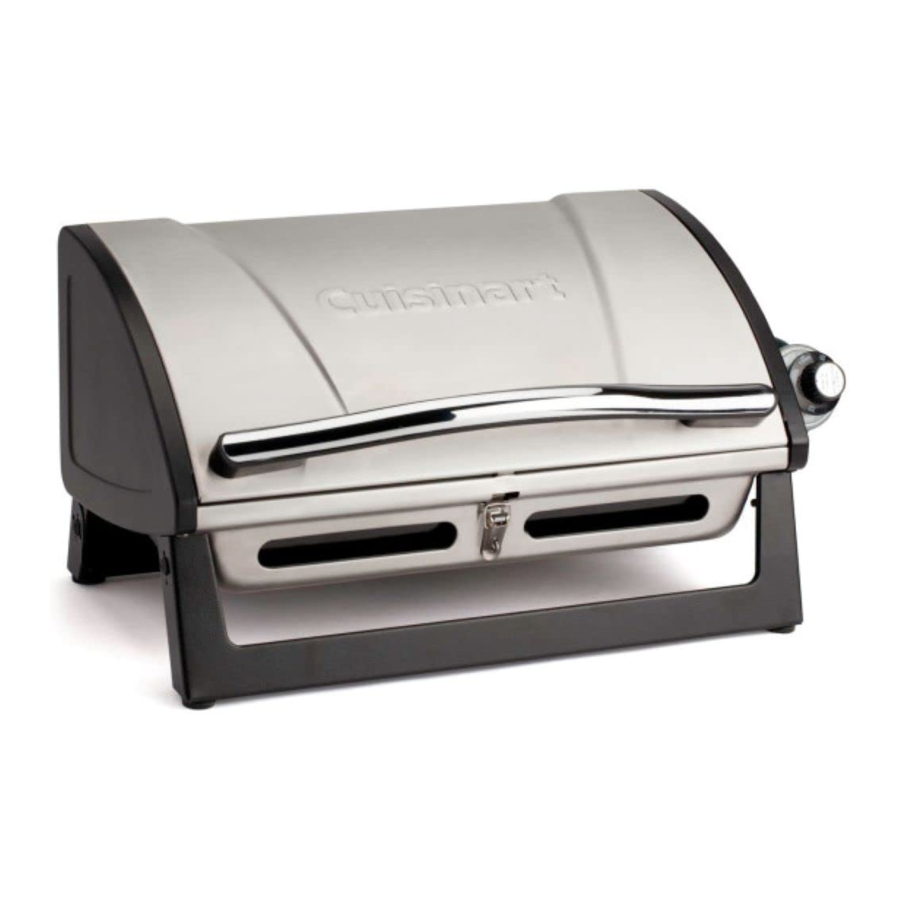 Cuisinart CGG059 Portable Gas Grill Manual ManualsLib