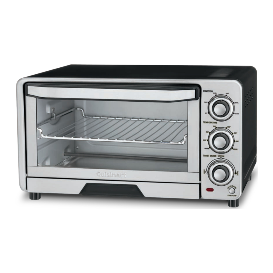 Cuisinart Custom Classic TOB40 Toaster Oven Broiler Manual ManualsLib