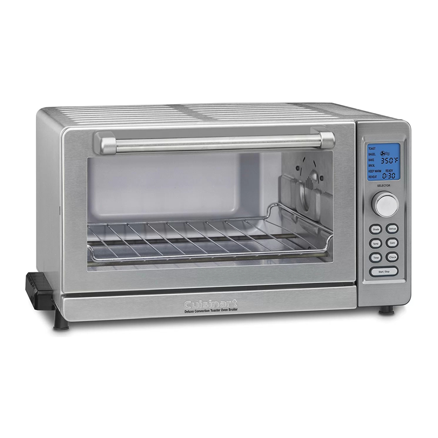 Cuisinart TOB135N Deluxe Convection Toaster Oven Broiler Manual