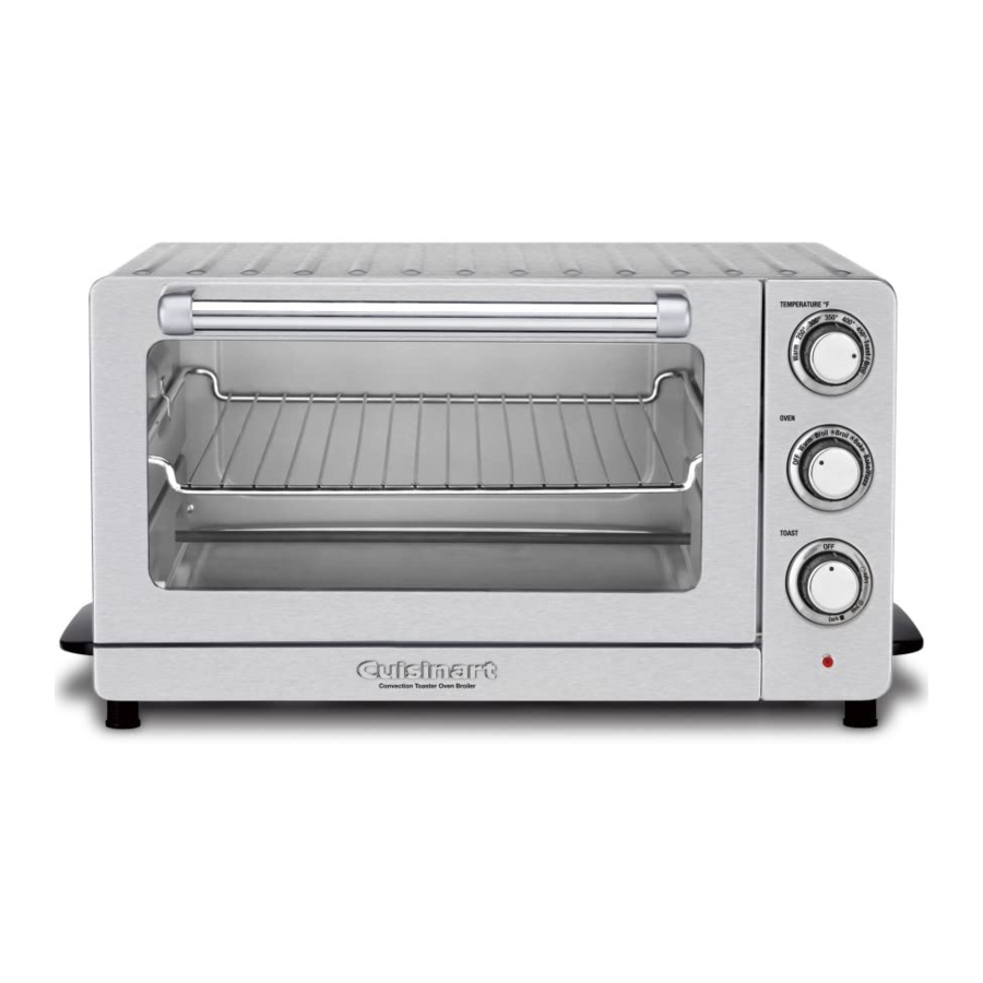 Cuisinart TOB-60N2 - Convection Toaster Oven Broiler Manual | ManualsLib