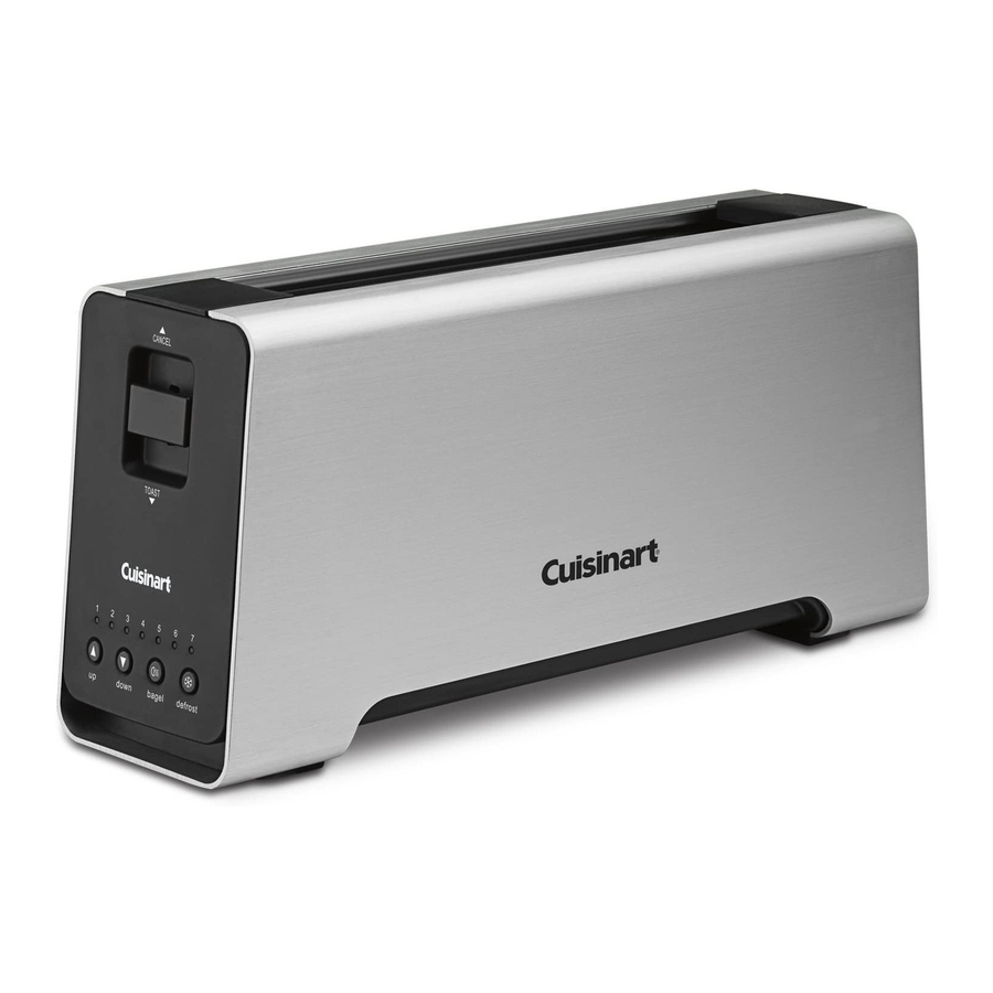 Cuisinart CPT2000 2Slice Long Slot Motorized Toaster Manual