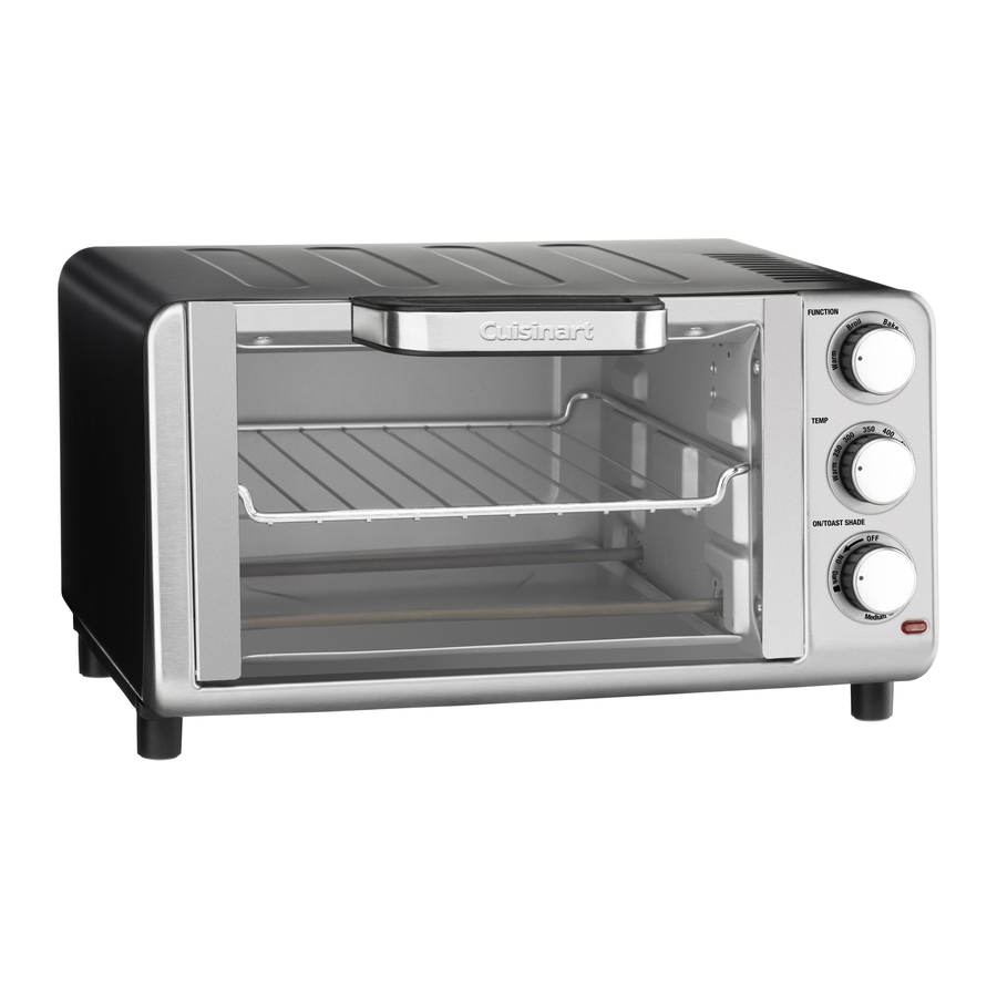 Cuisinart TOB80 Compact Toaster Oven Broiler Manual ManualsLib