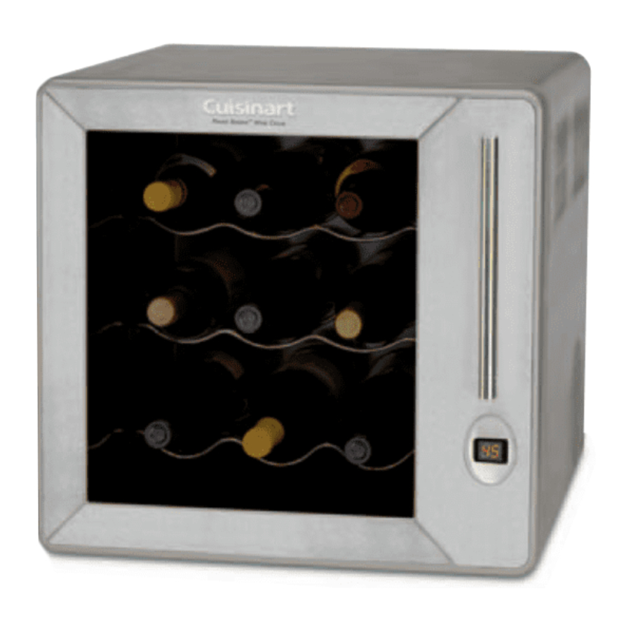 Cuisinart Private Reserve CWC900 Wine Cellar Manual ManualsLib
