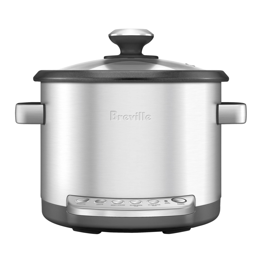 Sage the Risotto Plus SRC600 Multi Cooker 760W Manual ManualsLib