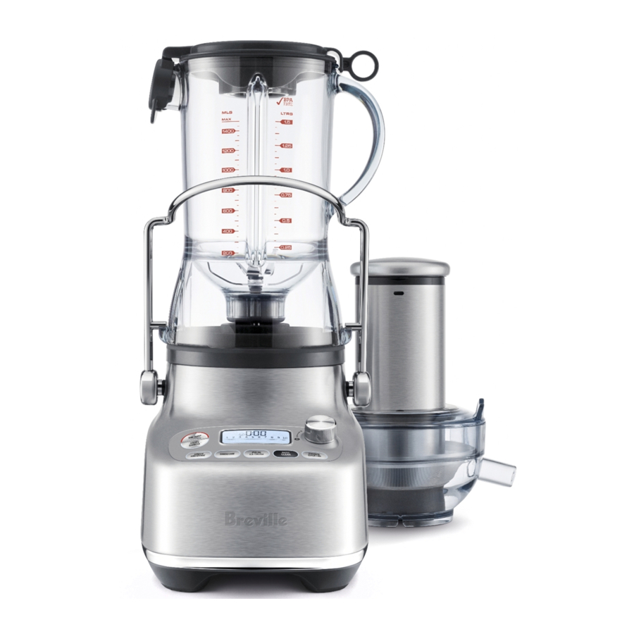 Sage the 3X Bluicer Pro BJB815/SJB815 Juicer & Blender 1350W Manual ManualsLib