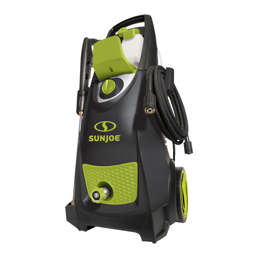 SunJoe SPX3000-MAX - Electric Pressure Washer Manual | ManualsLib