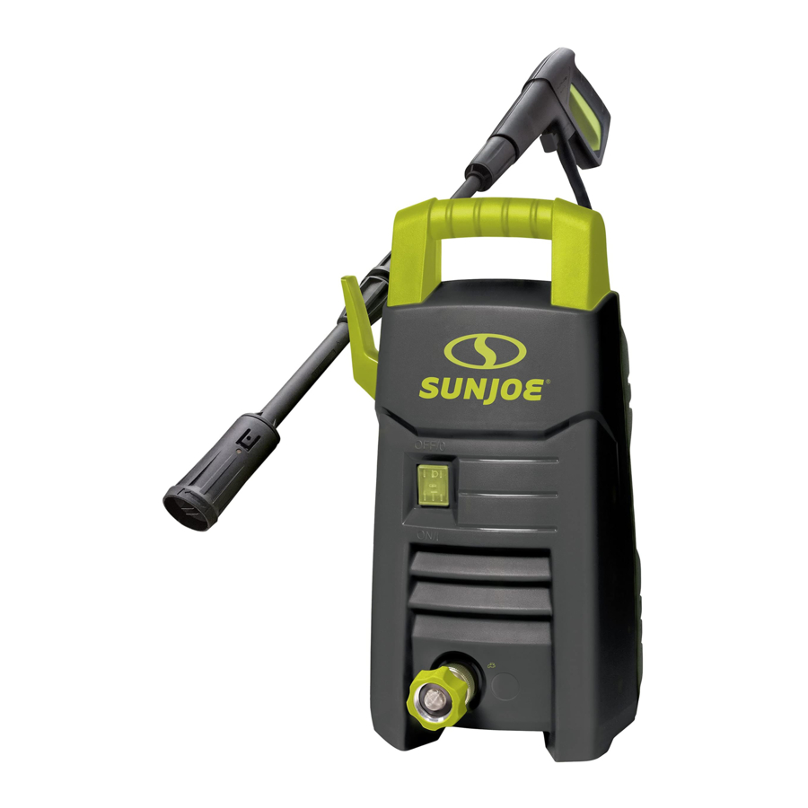 SunJoe PX205EXT 11A Electric Pressure Washer Manual ManualsLib