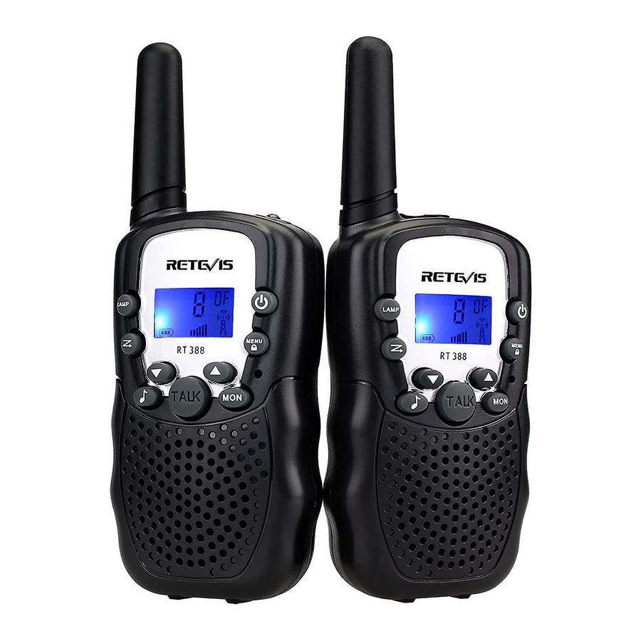 Retevis RT388 Kids Walkie Talkie Manual ManualsLib