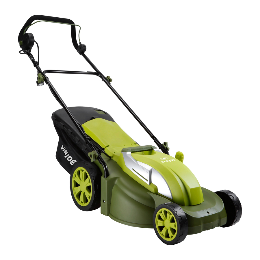 SunJoe MJ403E - Electric Lawn Mower & Mulcher 17-INCH | 13-AMP Manual ...