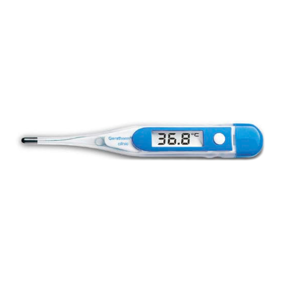 GERATHERM Medical GT2038 Medical Digital Thermometer Manual ManualsLib
