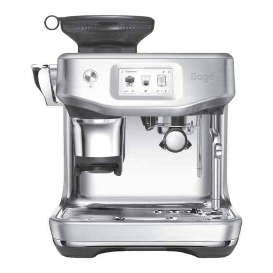SAGE BARISTA TOUCH IMPRESS USER MANUAL Pdf Download ManualsLib
