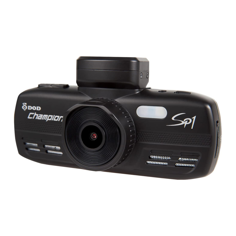 DOD Champion SP1 Racing Video Camera Manuals