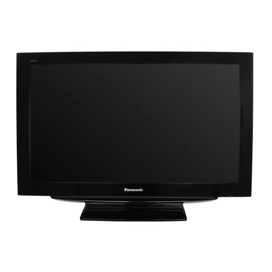 Panasonic TC-37LZ85 Service Manual