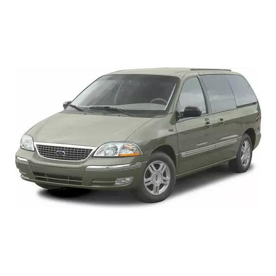 Ford 2001 Windstar Owner's Manual