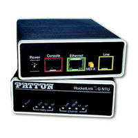 Patton electronics RocketLink-G 3088/I Getting Started Manual