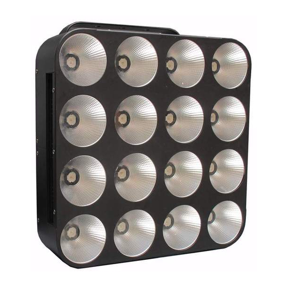 Squareled LED MATRIX 16X30W COB BLINDER Manuals