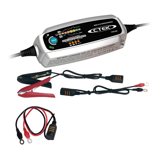 CTEK MXS 5.0 CHECK Manual
