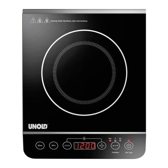 Unold 58105 Instructions For Use Manual