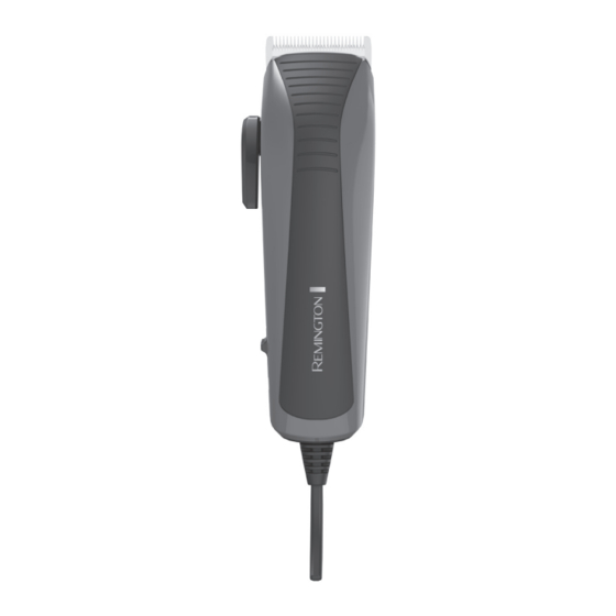 Remington Easy Fade Use And Care Manual