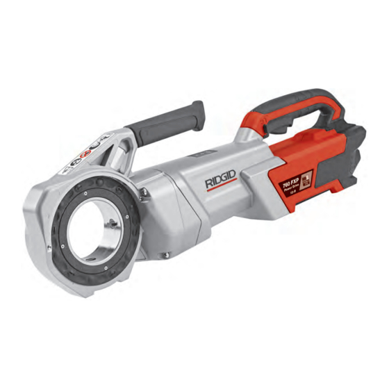 RIDGID 760 FXP Power Drive Manual