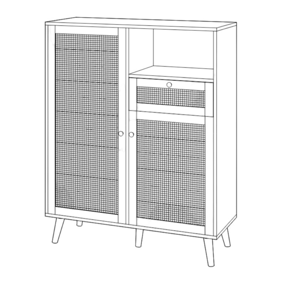 JWA BOOTH 74701 Assembly Instruction Manual