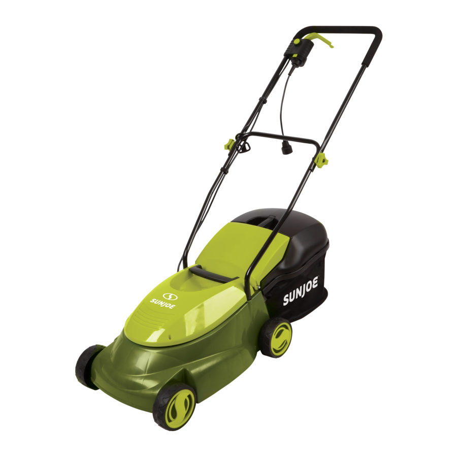 SunJoe MJ401E - Electric Lawn Mower 14-INCH | 12-AMP Manual | ManualsLib