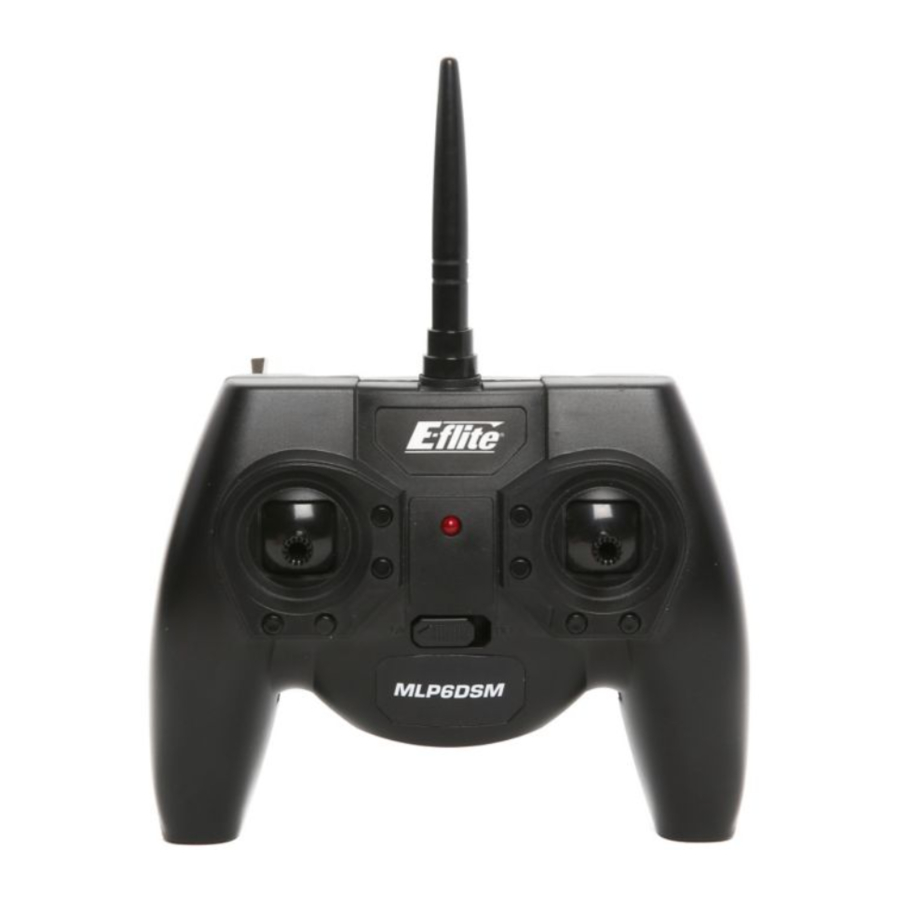 EFLITE MLP6DSM, EFLRMLP6, EFLRMLP61 Transmitter Manual ManualsLib