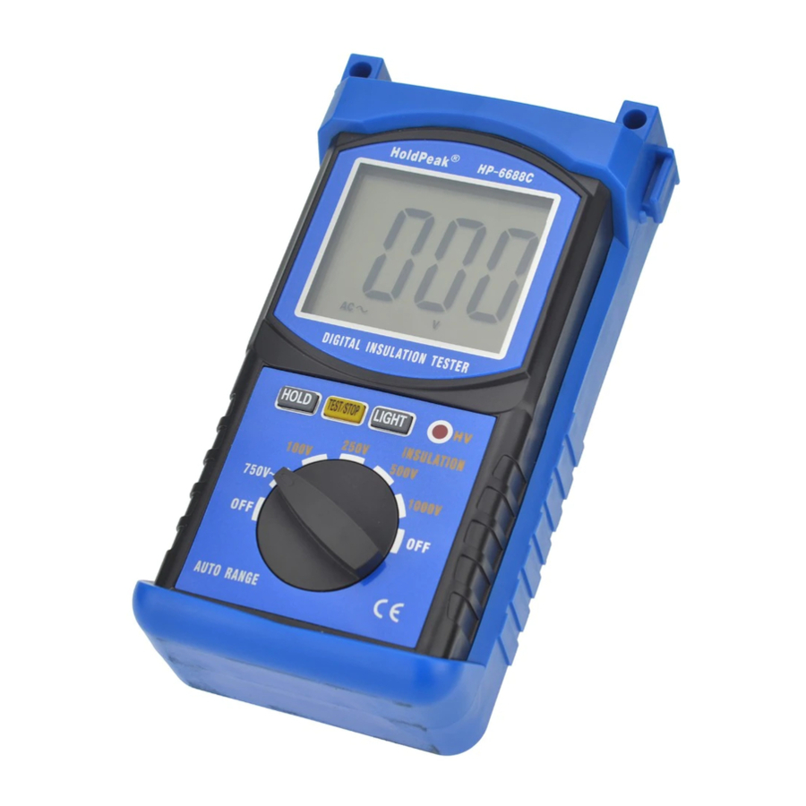HoldPeak HP-6688BR, HP-6688B, HP-6688F, HP-6688C, HP-6688FR, HP-6688C ...