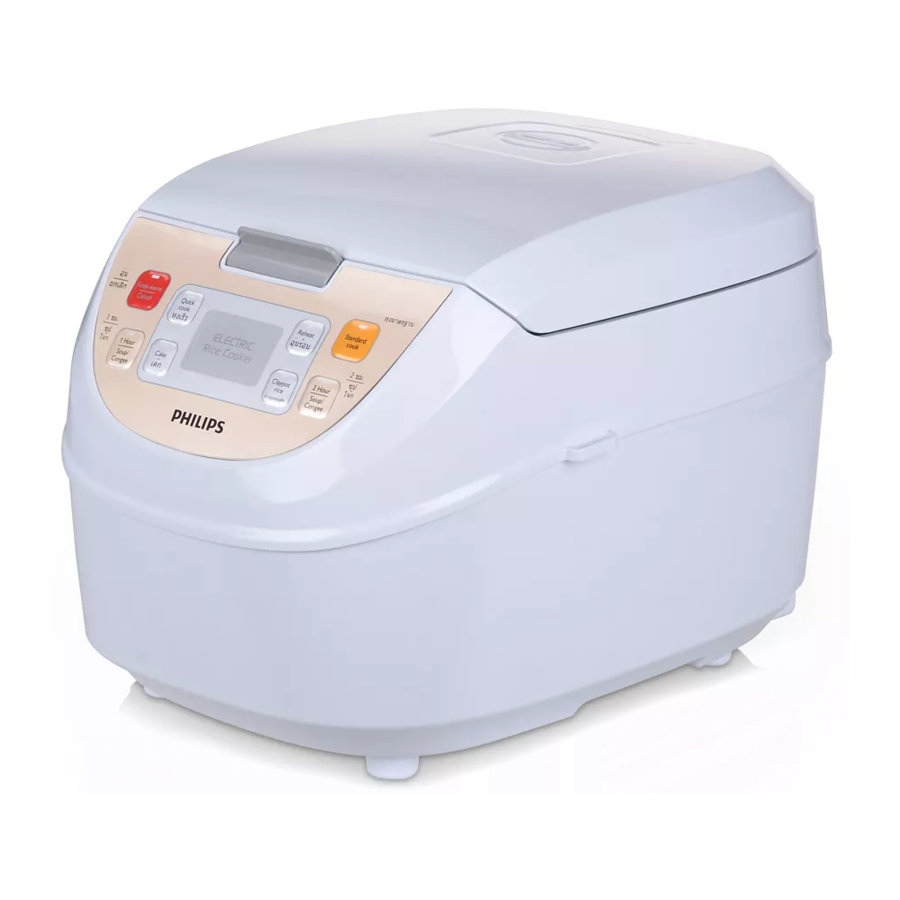 Philips HD3130 - Rice Cooker Manual | ManualsLib