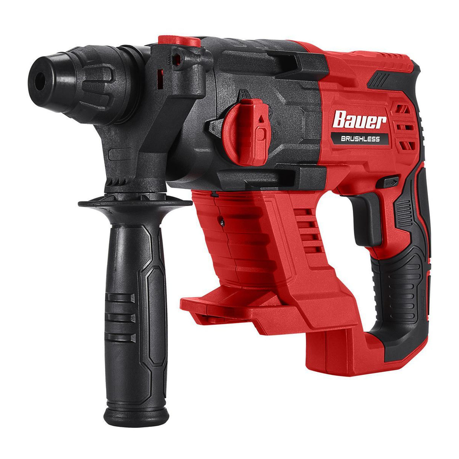 Bauer 2144CB, 57744 1/2 in. SDSPLUS Rotary Hammer Manual ManualsLib